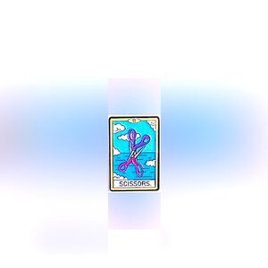 1 LGBT+ Subtle Lesbian Pride Rectangle Shaped Metal & Enamel Butterfly Clasp Pin